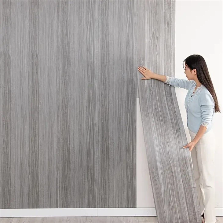 PVC Wood Grain Wallpaper